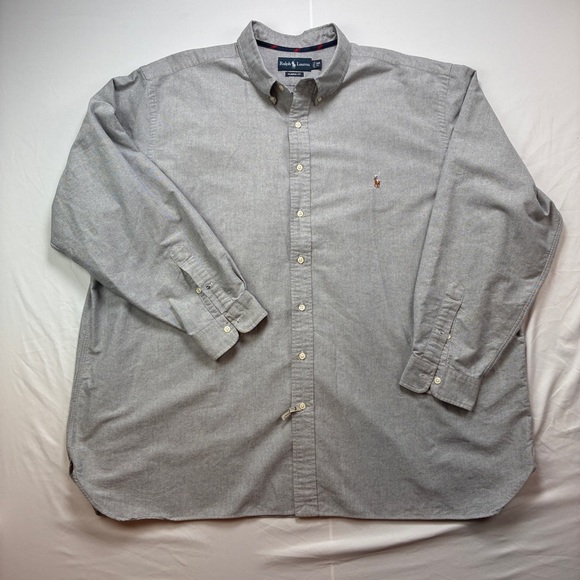 Polo by Ralph Lauren Gray Men's Shirt - Picture 1 of 13